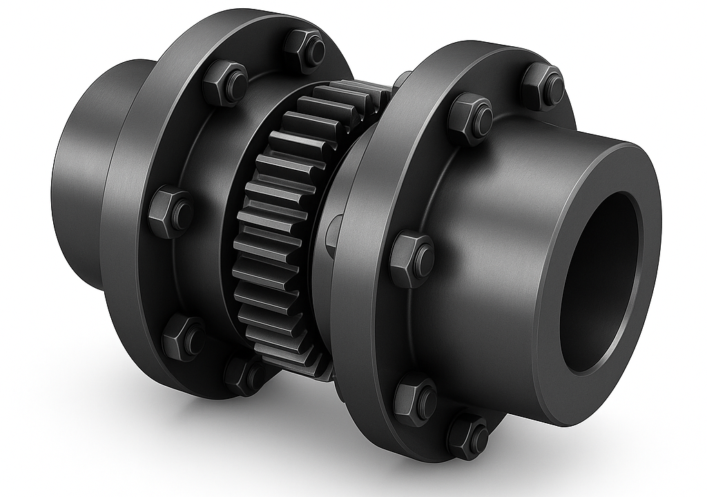 Helical Gear Coupling Close Up