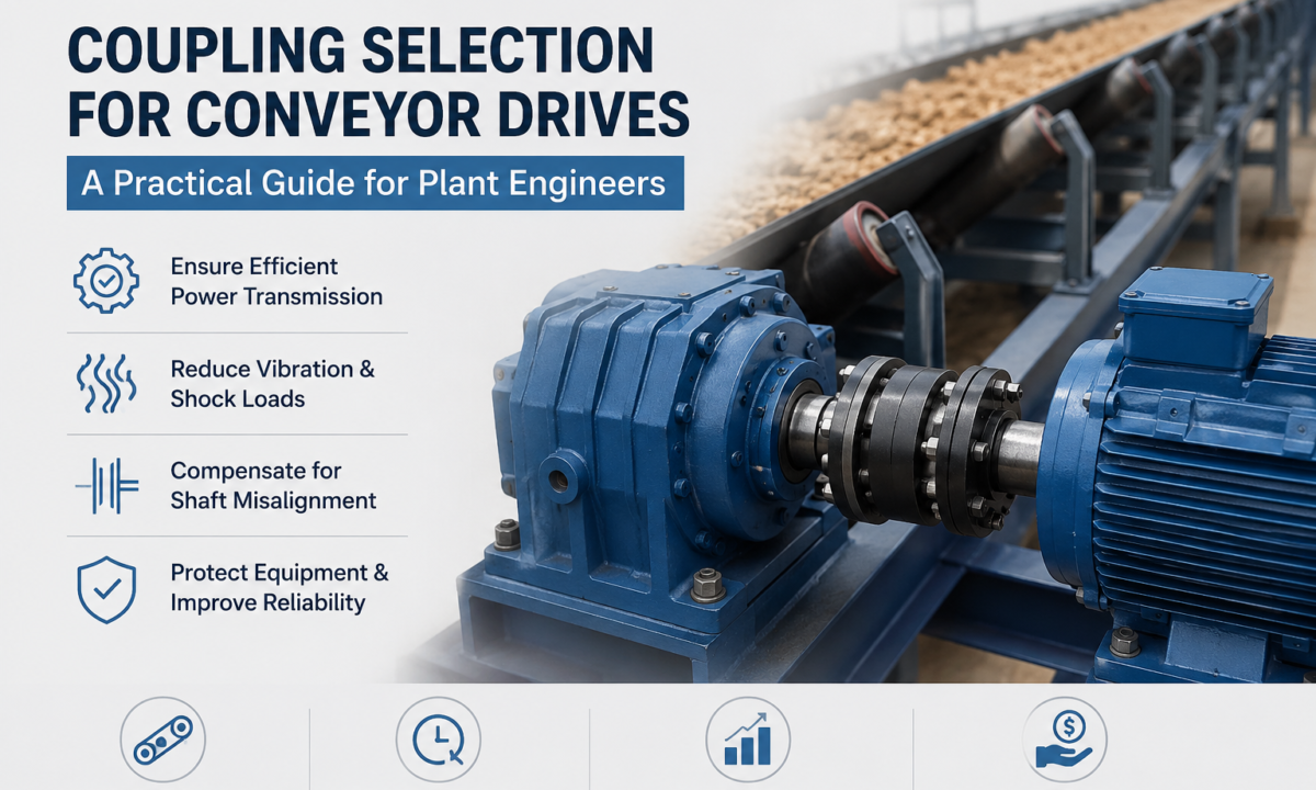 Coupling Selection For Conveyor Drives