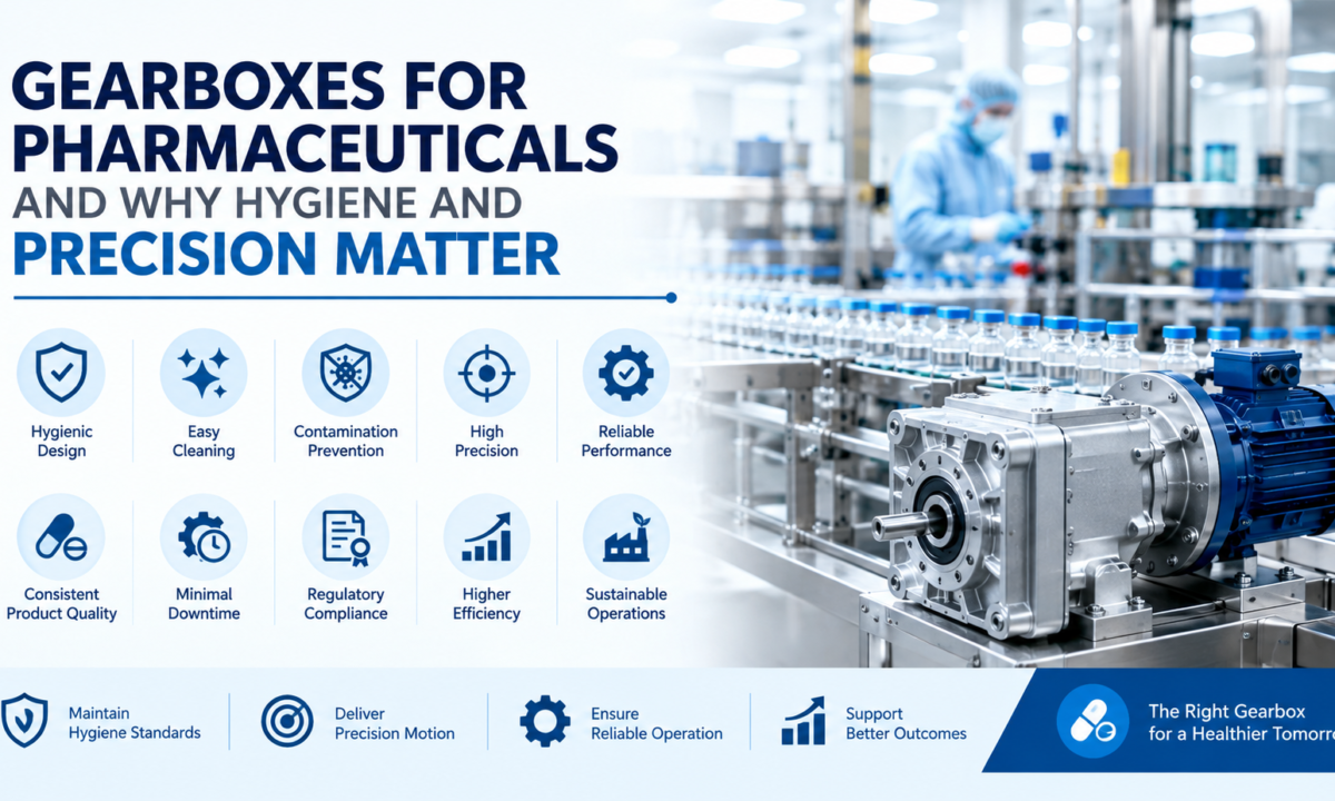 Precision Gearboxes For Pharmaceutical Hygiene