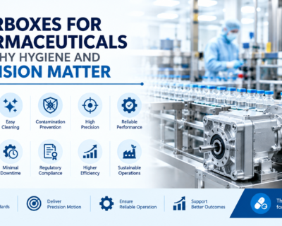 Gearboxes for Pharmaceuticals and Why Hygiene and Precision Matter